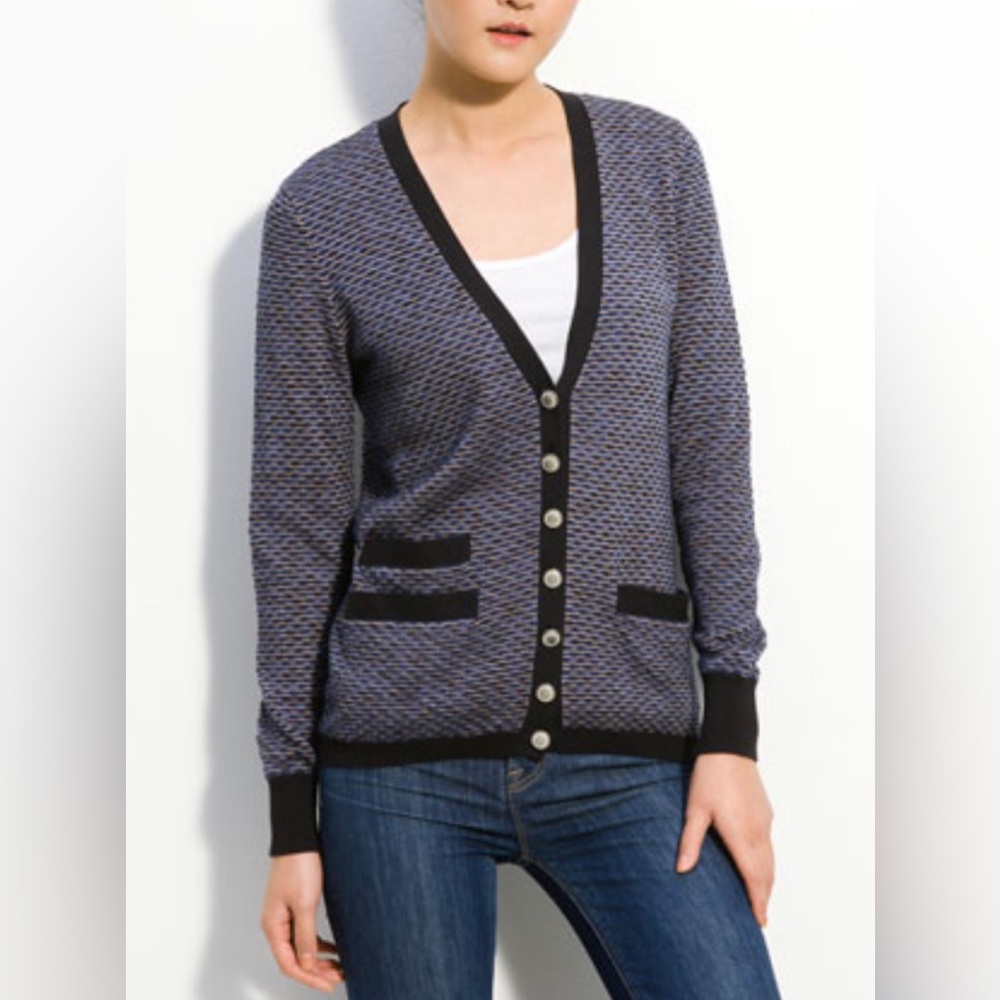 MARC BY MARC JACOBS Textured Triple Buttoned Cardigan